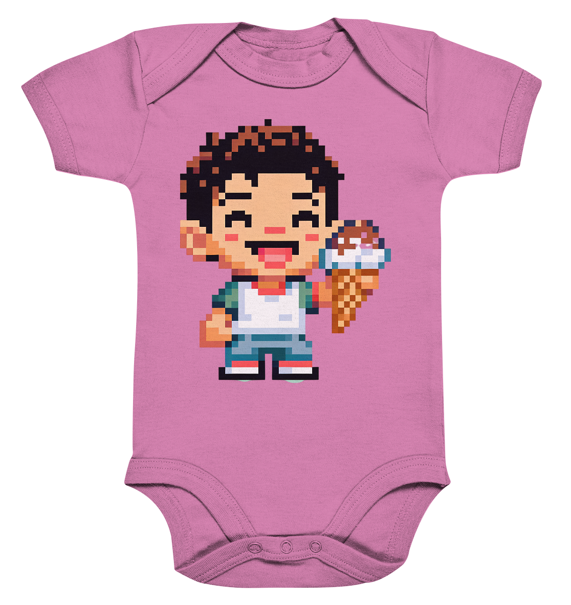 Moritz World: Happy Ice Boy - Organic Baby Bodysuit