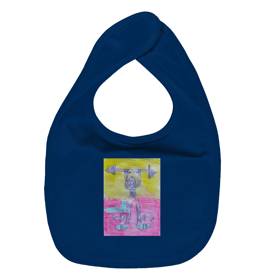 Moritz World: Gorilla Gym - Organic Baby-Lätzchen