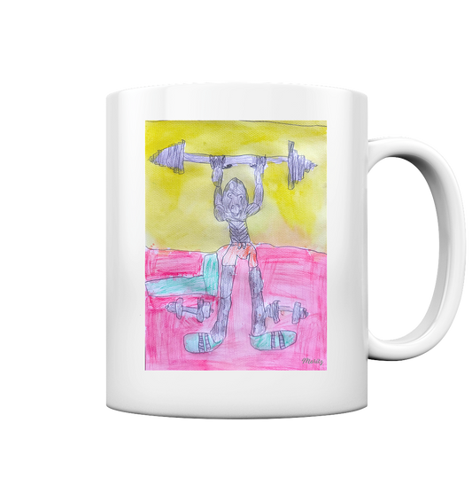 Moritz World: Gorilla Gym - Tasse glossy
